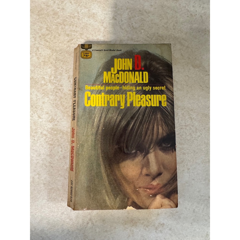 Contrary Pleasure John D MacDonald Vintage Fawcett Gold Medal Pbk T2053‎ 1954